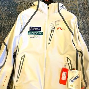 KJUS Men’s Recco Avalanche Ski Jacket signed by Bode Miller size XL